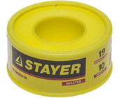 Фумлента Stayer 12360-19-040 "MASTER", плотность 0,40 г/см3, 0,075ммх19ммх10м